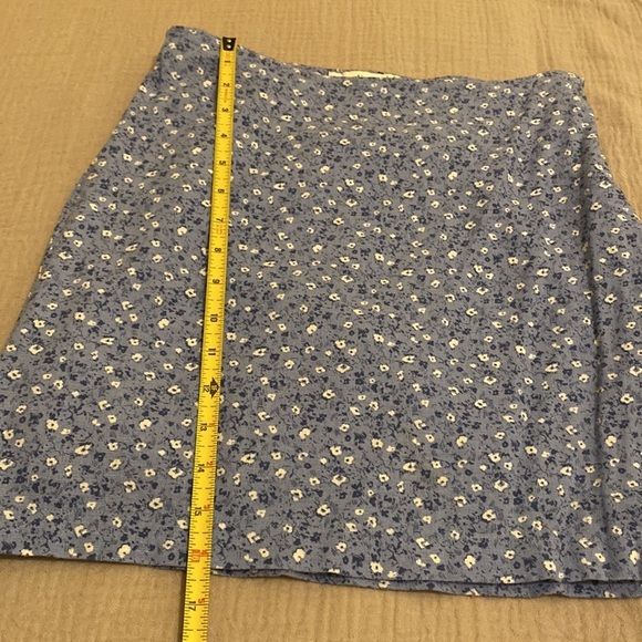 Abercrombie & Fitch linen blend floral mini skirt . Size S - Picture 7 of 8